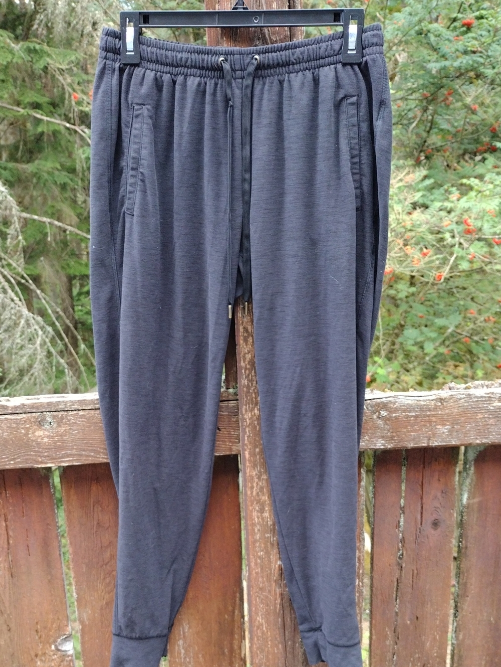 Old Navy, Women's Size M, Casual Drawstring Jogger Pants - Charcoal Gray/Blk